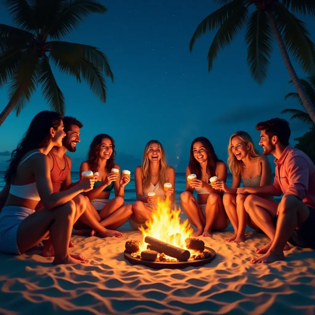 Relaksujący widok na fale uderzające o brzeg podczas bezchmurnego dnia.